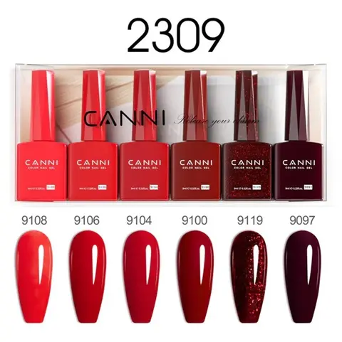 2309 CANNI 9ml color gel polish 6pcs/set