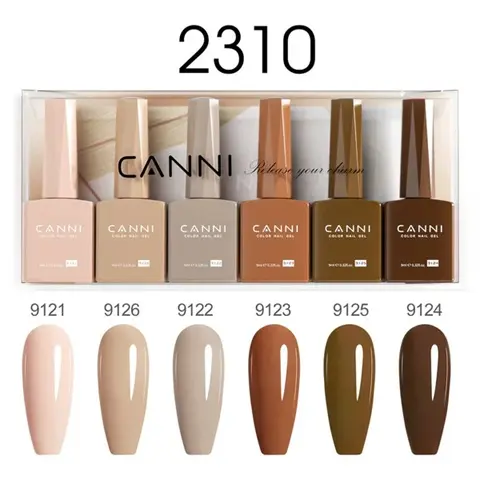2310 CANNI 9ml color gel polish 6pcs/set
