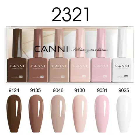 2321 CANNI 9ml color gel polish 6pcs/set