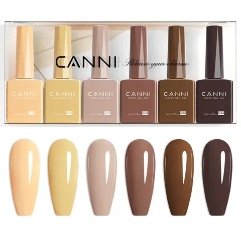 2337 CANNI 9ml color gel polish 6pcs/set