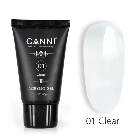 01 CANNI New Poly Acrylic Gel 45g - Clear