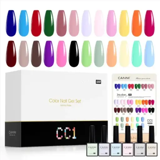 [09CC1] CC1 CANNI 9ml color gel polish 30pcs/kit (with color chart)