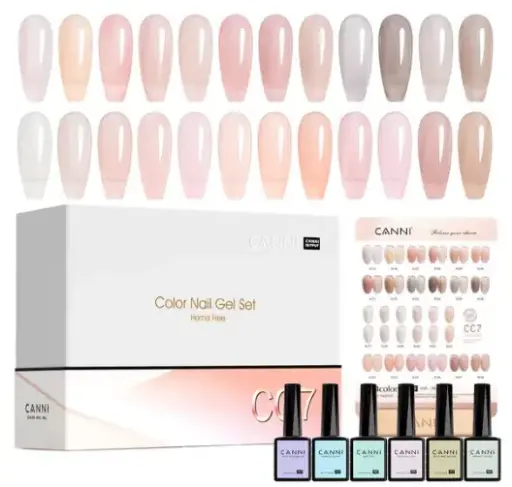 [09CC7] CC7 CANNI 9ml color gel polish 30pcs/kit (with color chart)