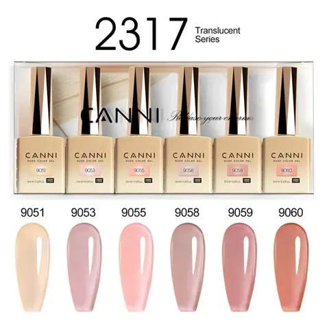 [1302k2] 2317 CANNI 9ml color gel polish 6pcs/set
