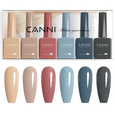 [1302k2] 2329 CANNI 9ml color gel polish 6pcs/set