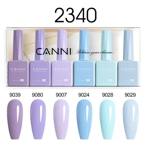 [1302k2] 2340 CANNI 9ml color gel polish 6pcs/set
