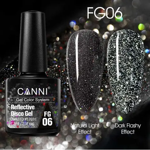 [12031] FG06 CANNI Reflective Disco Gel Nail Polish 7.3ml