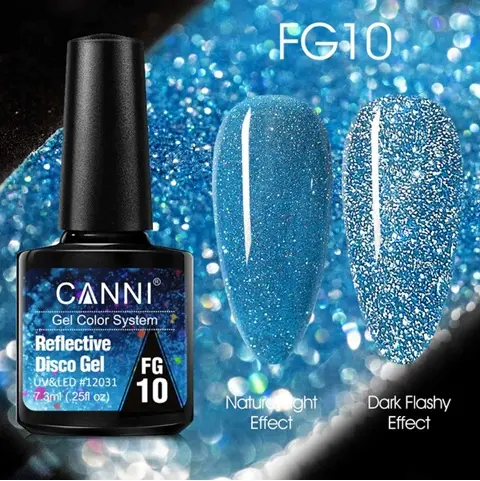 [12031] FG10 CANNI Reflective Disco Gel Nail Polish 7.3ml