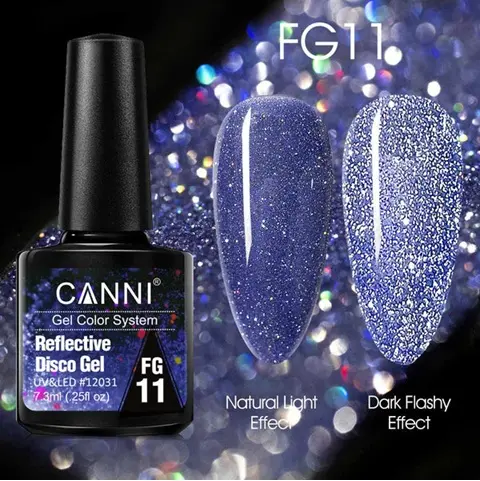 [12031] FG11 CANNI Reflective Disco Gel Nail Polish 7.3ml